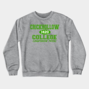 Crickhollow College Crewneck Sweatshirt